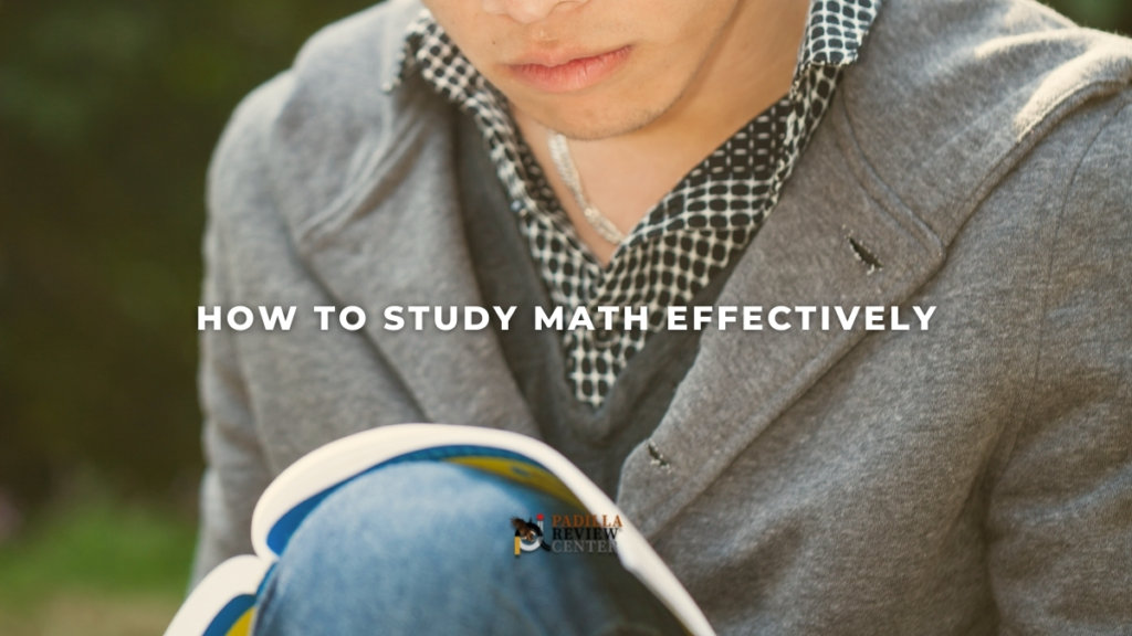 how to study math effectively