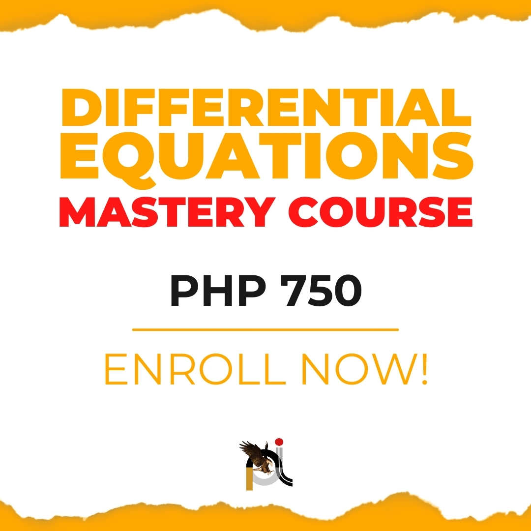DIFFERENTIAL EQUATIONS MASTERY COURSE